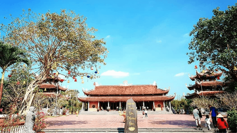 Quang cảnh thiền viện Trúc Lâm Phương Nam