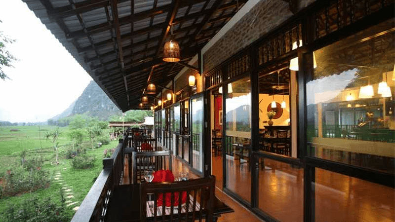 Không gian sang trọng tại Khách sạn Sol Bungalows Mai Châu
