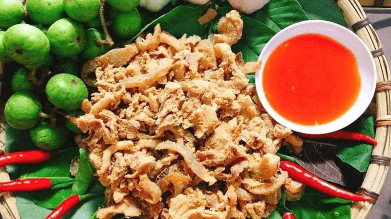 Thịt lợn muối chua- Đặc sản Hòa Bình