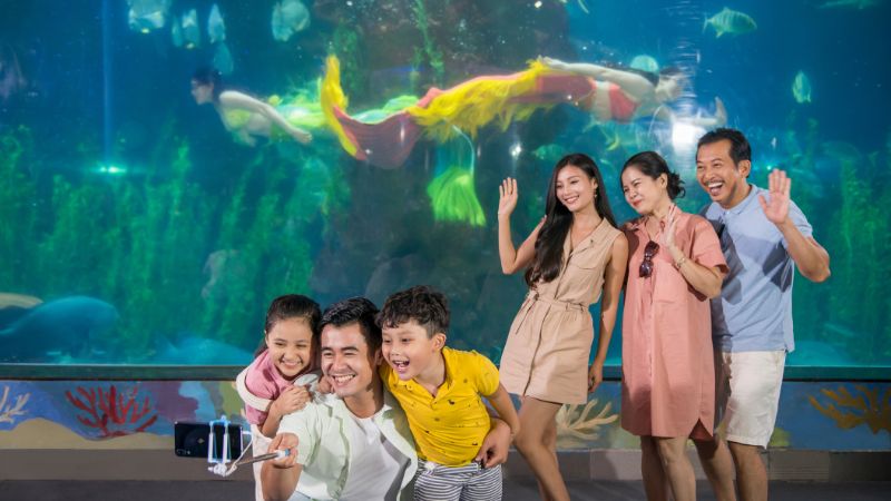 Show diễn nàng tiên cá tại Cung điện Hải vương 