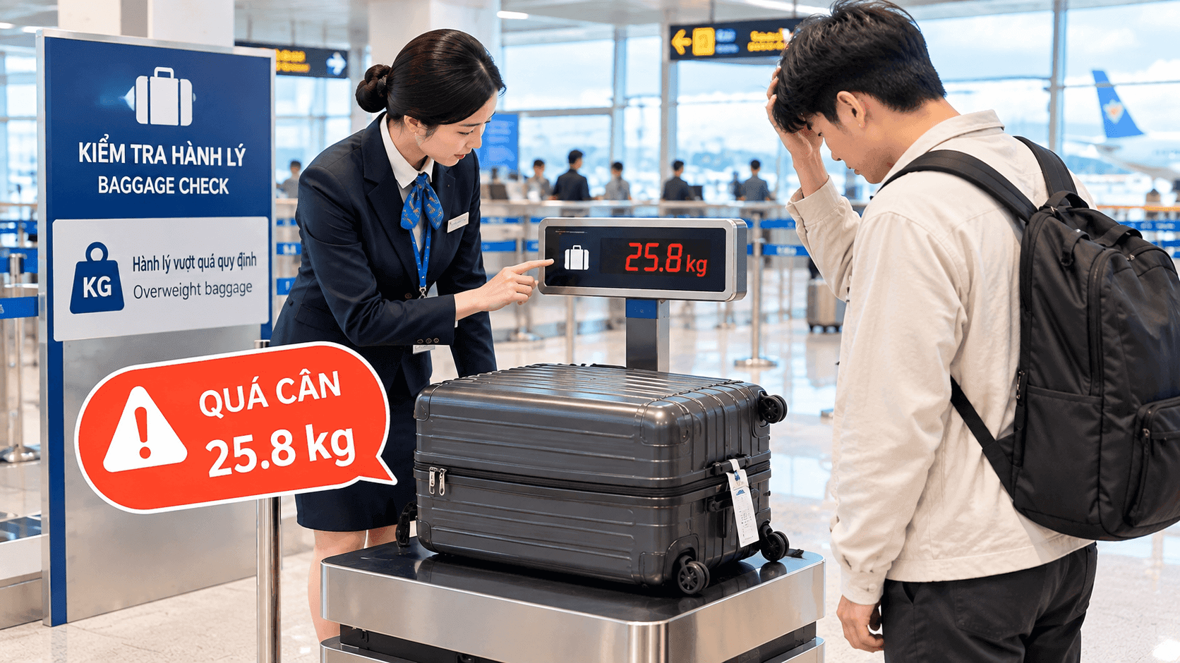 C&aacute;ch xử l&yacute; h&agrave;nh l&yacute; qu&aacute; c&acirc;n