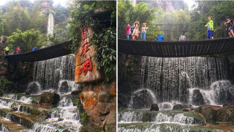 Du kh&aacute;ch check in, chụp ảnh với th&aacute;c Bảo Phong nơi quay bộ phim T&acirc;y Du K&yacute; 