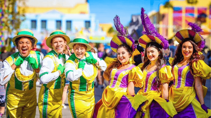 Lễ hội Mardi Gras ở New Orleans, Louisiana, Hoa Kỳ