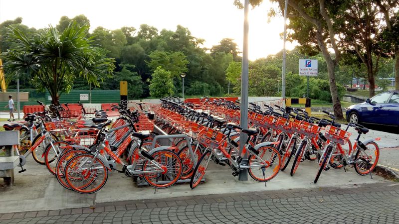 Thuê xe đạp công cộng khá thịnh hành ở Bắc Kinh