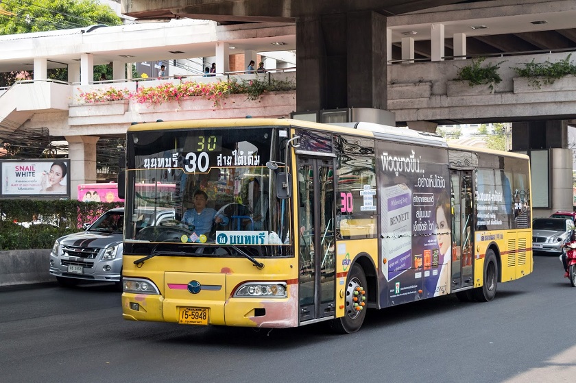 Di chuyển từ Bangkok tới Pattaya bằng xe bus
