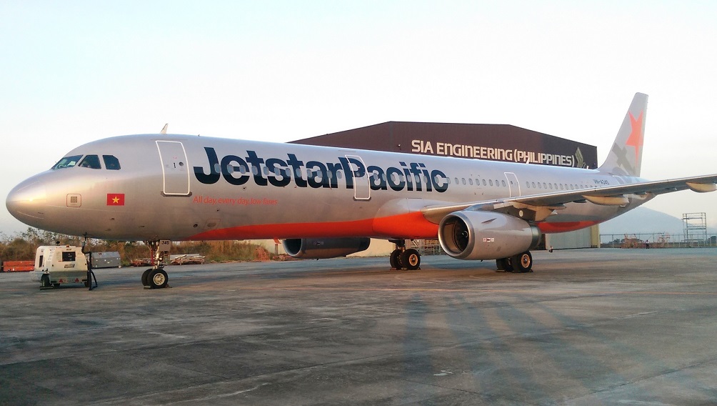 Máy bay Airbus A320 của Jetstar Pacific Airlines