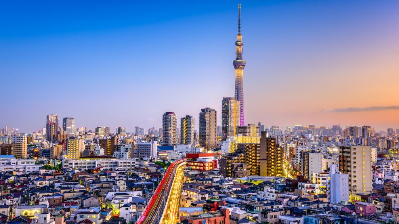 Thủ đô Tokyo hiện đại, sầm uất