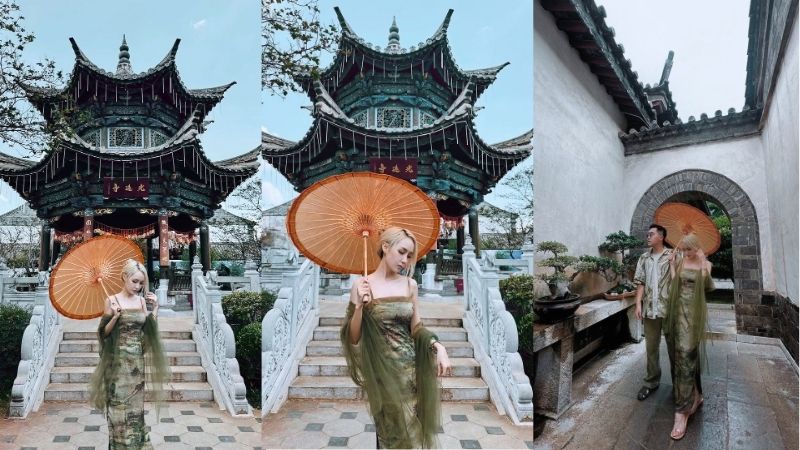 Dạo bước tại Chu Gia Hoa Vi&ecirc;n (Ảnh: @giathilinh)