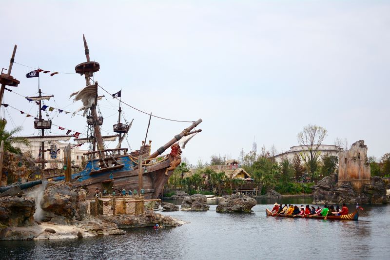 Treasure Cove được thiết kế mô phỏng bộ phim “Cướp biển vùng Caribbean”