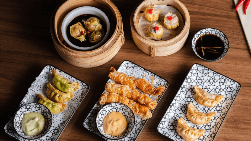 Trường phái ẩm thực Quảng Đông đặc trưng bởi các món dimsum