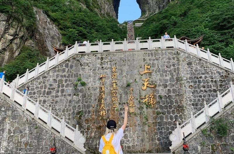 Check-in cổng trời Thiên Môn Sơn