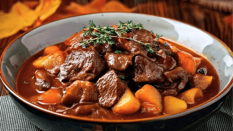 Món bò hầm Boeuf Bourguignon nổi tiếng