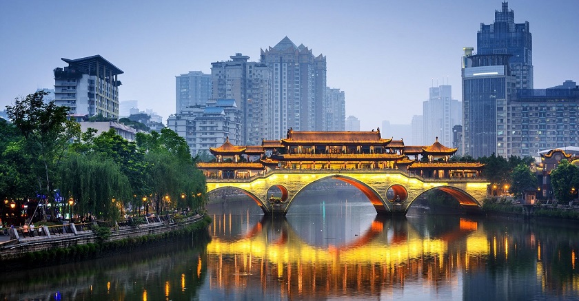  Khu vực cầu An Thuận - nơi có những khách sạn đắt đỏ nhất Thành Đô