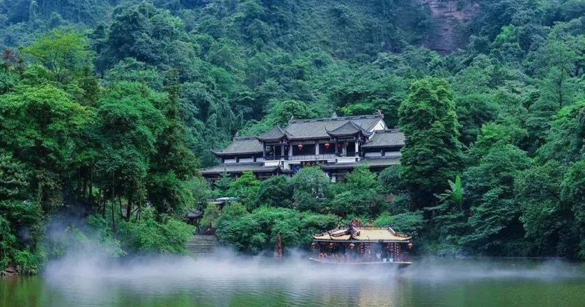 Một góc cảnh thiên nhiên tuyệt đẹp ở núi Thanh Thành