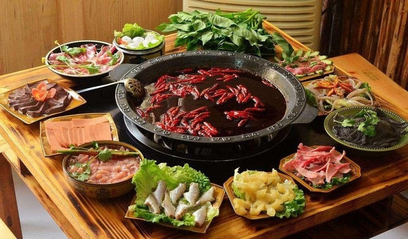 Lẩu Tứ Xuyên là món ăn đặc sản ở Thành Đô Trung Quốc