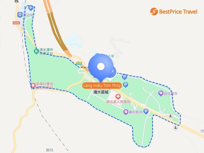 Bản đồ du lịch Miêu Trại Tích Thủy