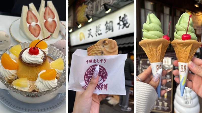 Thưởng thức đồ ăn đường phố Asakusa