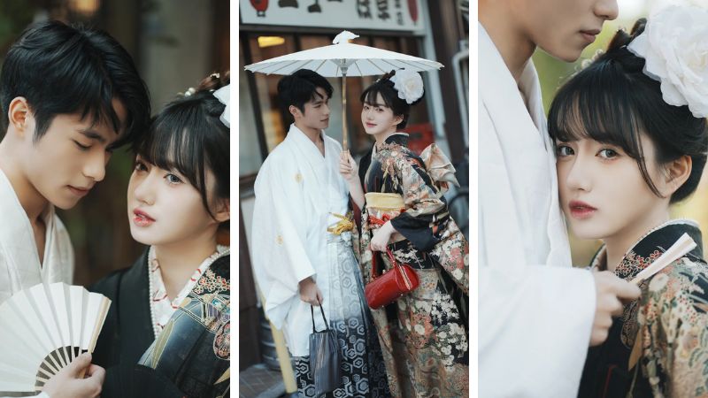 Nên thuê trang phục kimono để check-in tại Sensoji