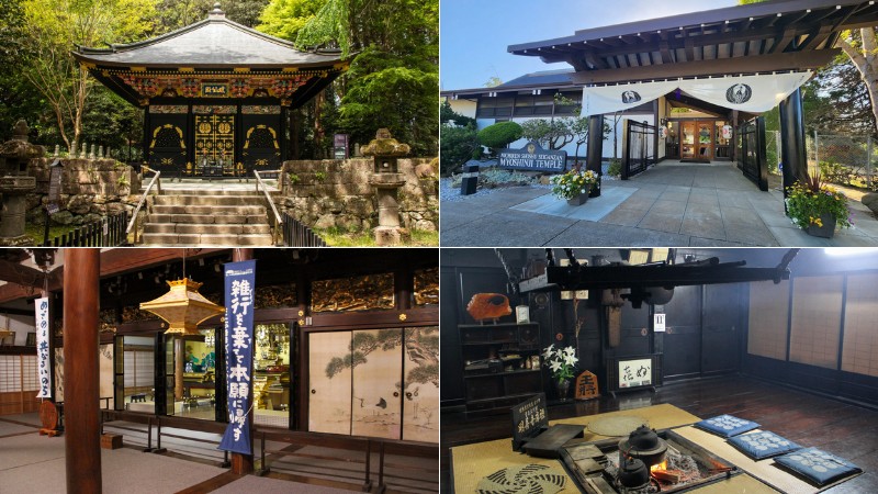 Tham quan ng&ocirc;i đền Phật gi&aacute;o linh thi&ecirc;ng Myozenji ở Shirakawago