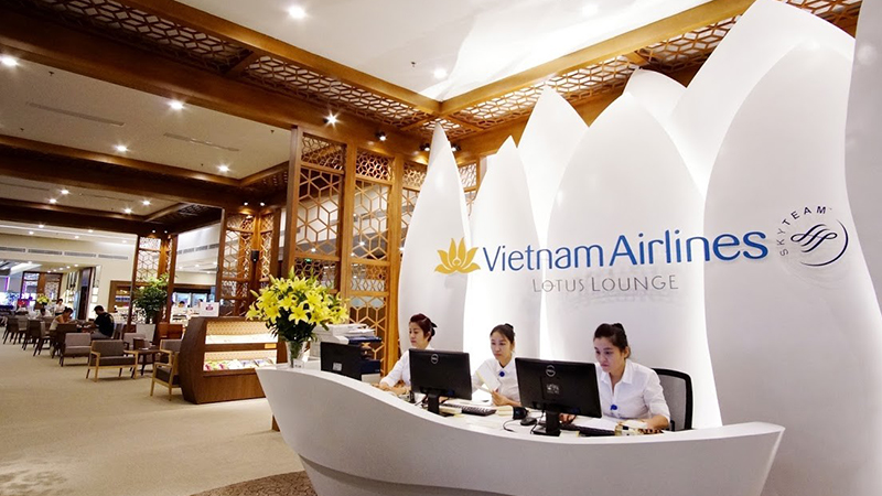 Phòng chờ cao cấp của Vietnam Airlines trong hệ thống SkyTeam