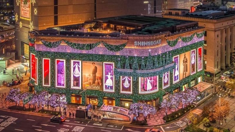 Lễ hội Giáng Sinh tại Hàn Quốc được trang hoàng rực rỡ