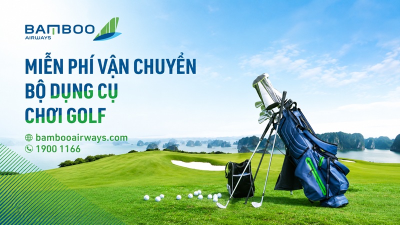 Mang gậy golf lên máy bay Bamboo Airways