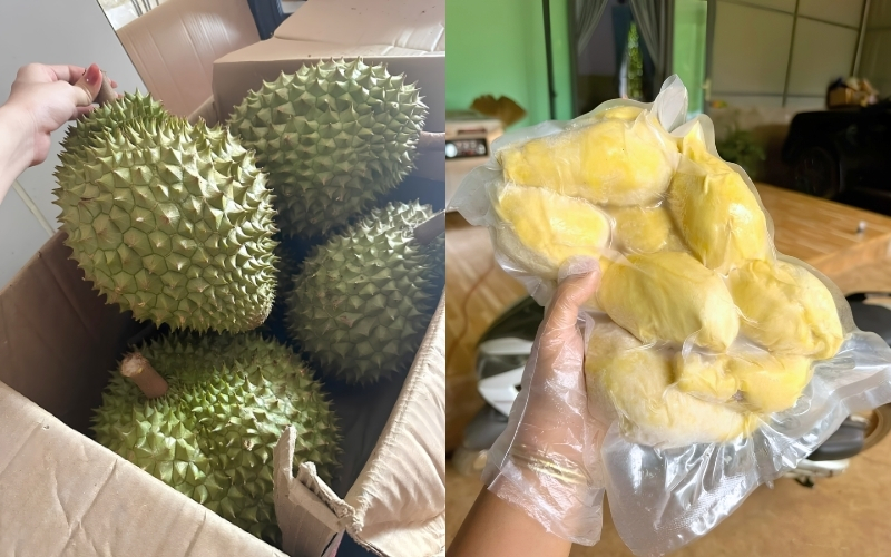 Sầu riêng, mít phải được đóng gói kín khi ký gửi hàng hóa