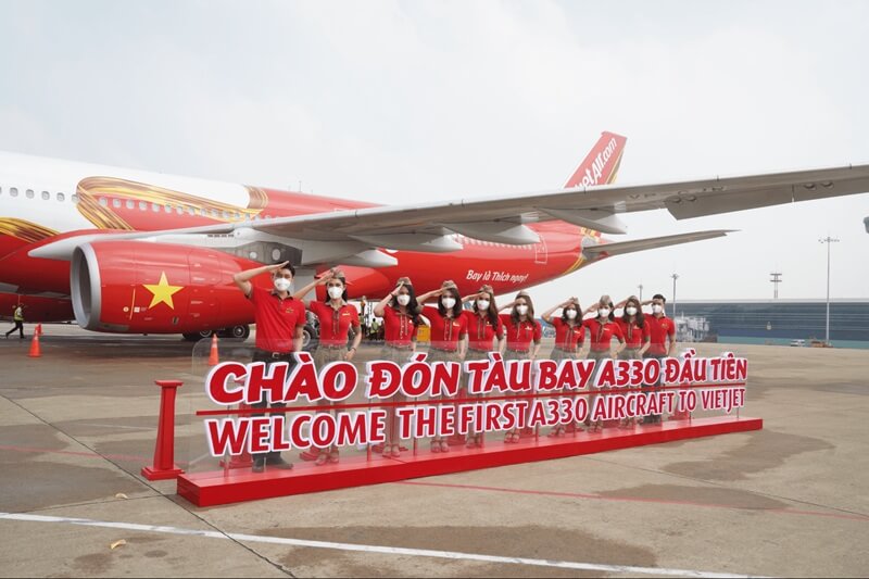 Vietjet Air đón tàu bay Airbus A330 đầu tiên