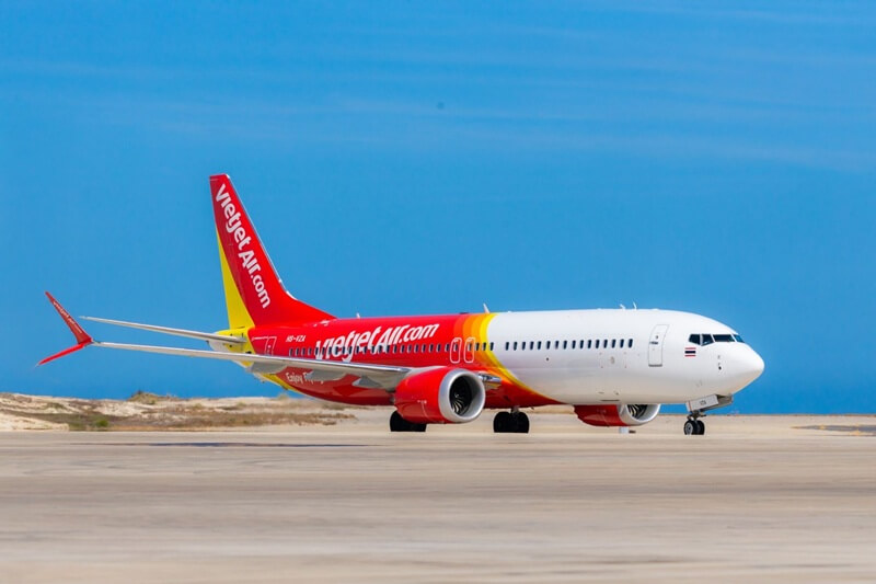 Vietjet Thailand khai thác tàu bay Boeing 737 MAX8