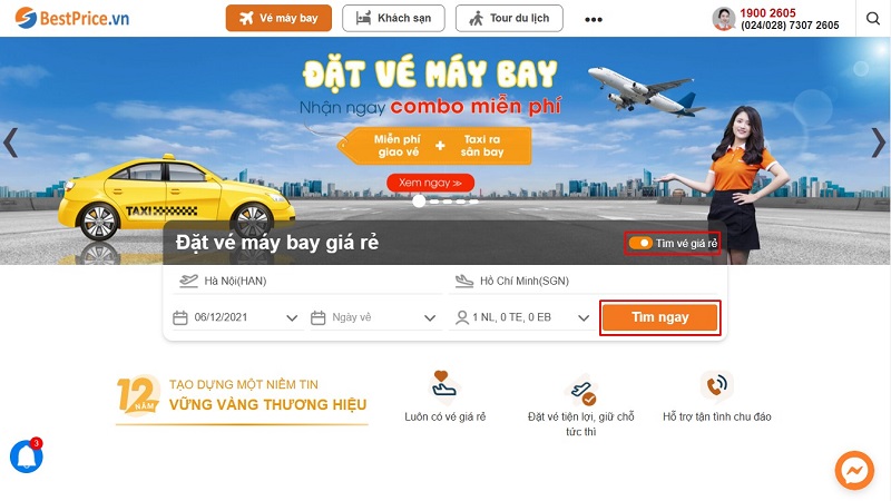Cách check giá vé máy bay rẻ nhất tại BestPrice.vn