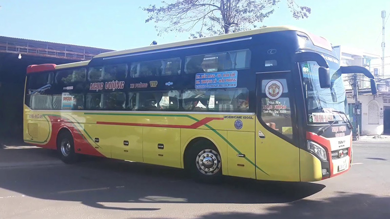 Xe khách Ngọc Vượng từ Hải Phòng đi Đà Lạt