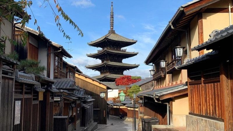 Phố đi bộ nổi tiếng Ninenzaka và Sannenzaka ở Kyoto