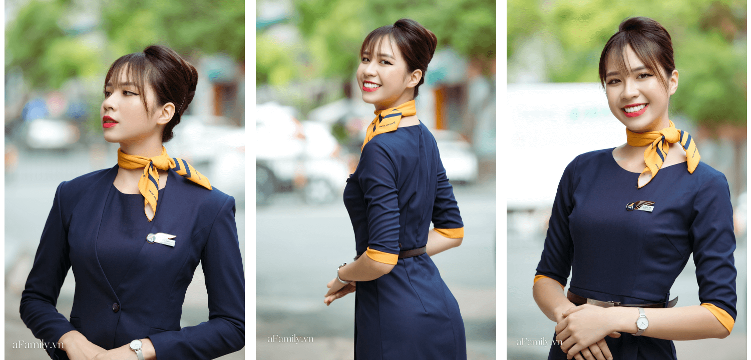Đồng phục Pacific Airlines tôn lên vẻ thanh lịch của tiếp viên nữ