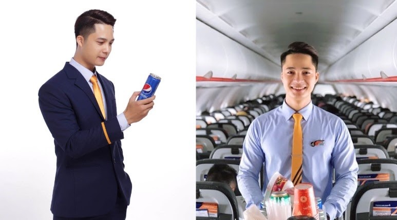 Đồng phục tiếp viên nam Pacific Airlines