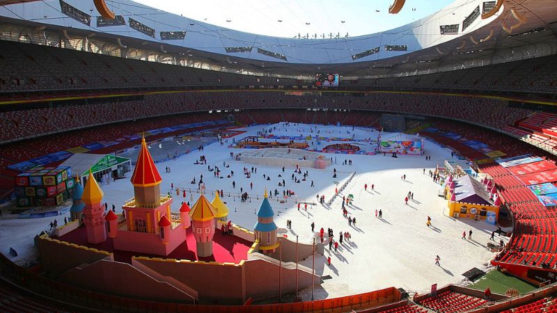 “Lễ hội băng tuyết” hấp dẫn tổ chức tại SVĐ Tổ Chim Bắc Kinh