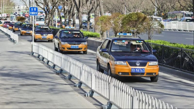 Taxi Bắc Kinh là phương tiện di chuyển phổ biến