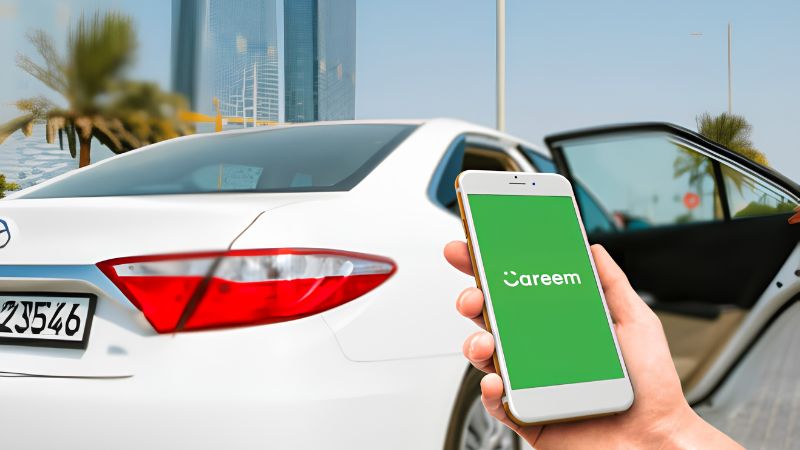 Ứng dụng đặt xe công nghệ Careem phổ biến