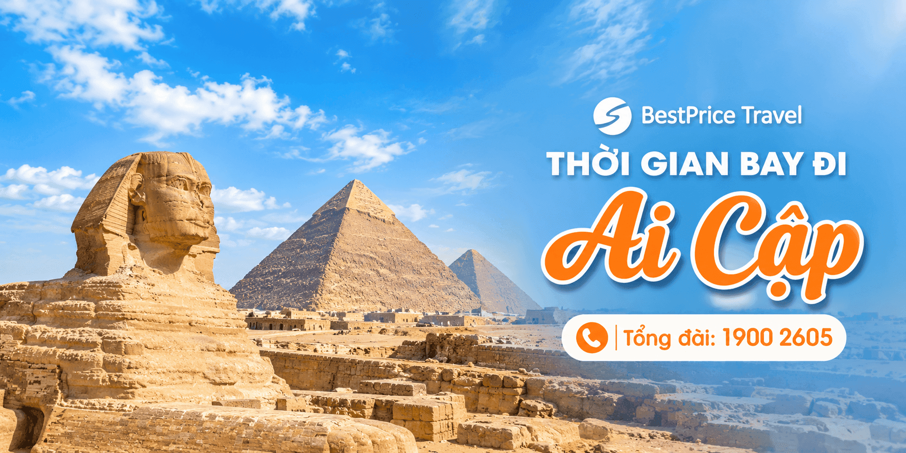Thời gian bay từ Việt Nam đến Ai Cập