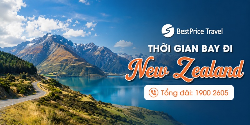 Thời gian bay từ Việt Nam đi New Zealand
