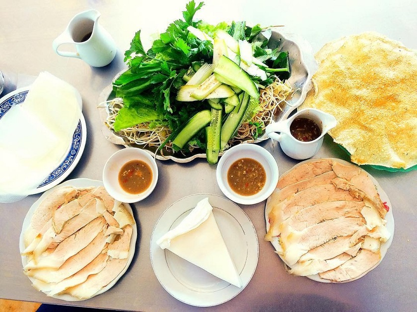 Bánh tráng thịt heo - Món ăn ngon ở Đà Nẵng được yêu thích nhất