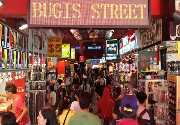 Phố Bugis, địa điểm mua sắm ở Singapore