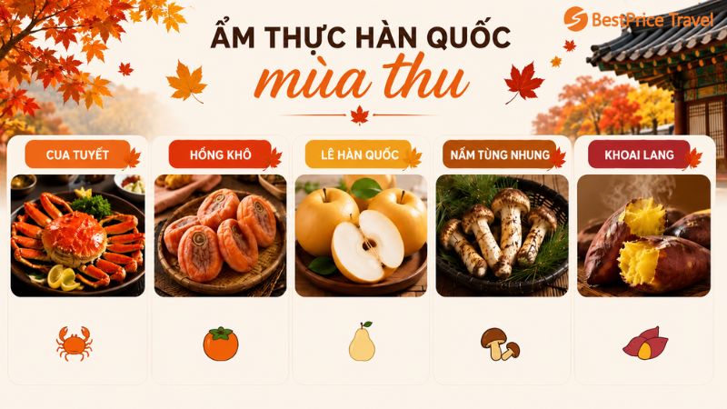 Ẩm thực mùa thu Hàn Quốc