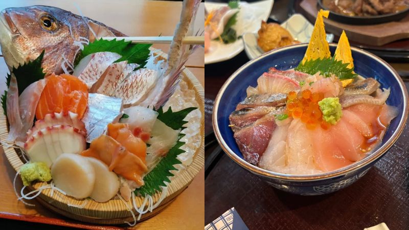Hải sản Nagasaki vô cùng tươi ngon