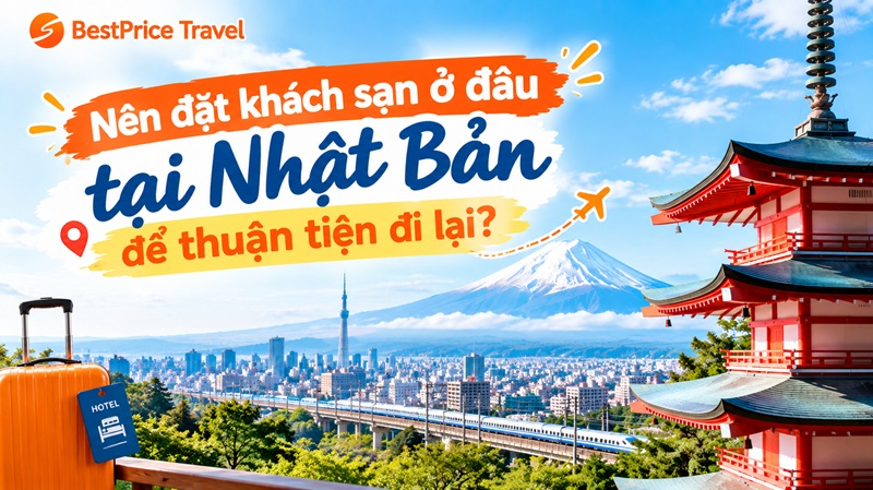 Nên đặt khách sạn ở đâu tại Nhật Bản để thuận tiện đi lại?