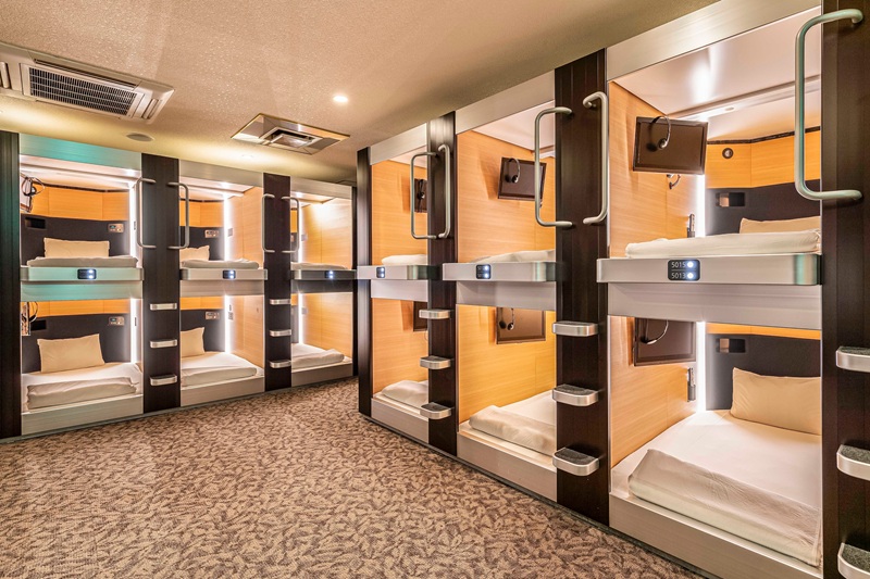 Loại hình lưu trú capsule hotel (khách sạn con nhộng)