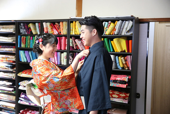 Thuê trang phục tại những cửa hàng Kimono truyền thống
