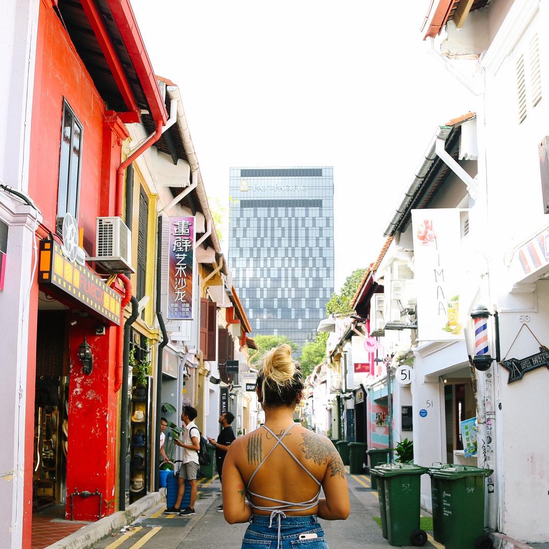 trải nghiệm khám phá đường phố singapore