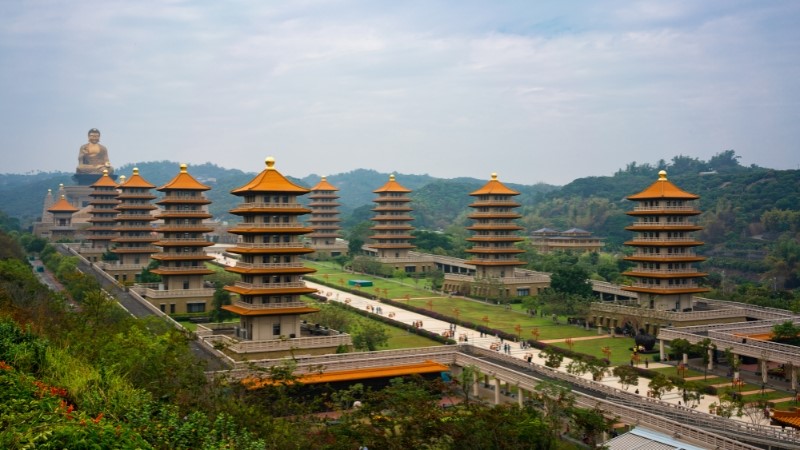 Chùa Phật Quang Sơn Đài Loan được xây dựng từ năm 1967