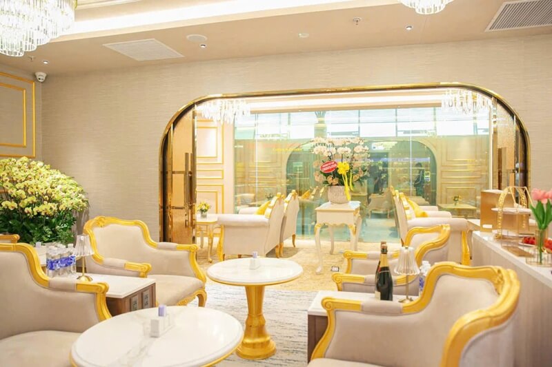 Ph&ograve;ng chờ s&acirc;n bay Đ&agrave; Nẵng Nam A Bank Premier Lounge