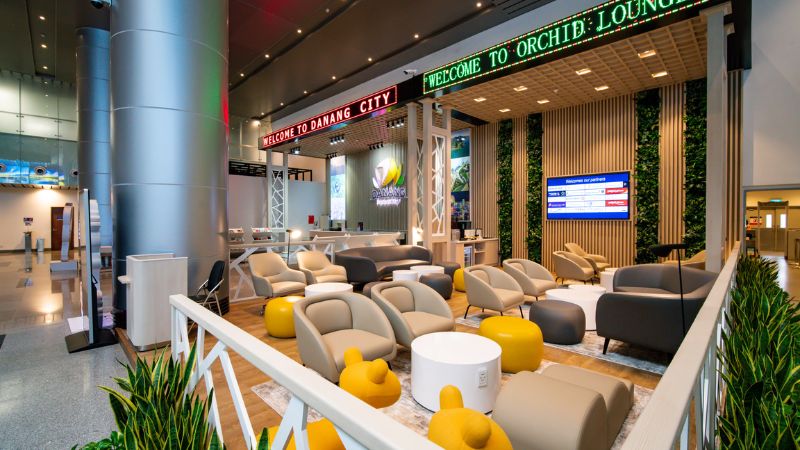 Phòng chờ CIP Orchid Lounge tại sân bay Đà Nẵng
